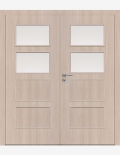 Double interior doors "MODERN 50" CPL Non-rebated