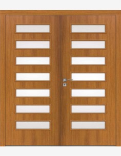 Double interior doors "PLUS 30" CPL Non-rebated