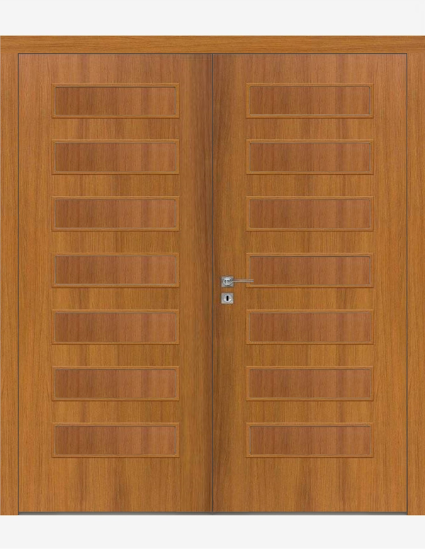 Double interior doors "PLUS 10" CPL Non-rebated