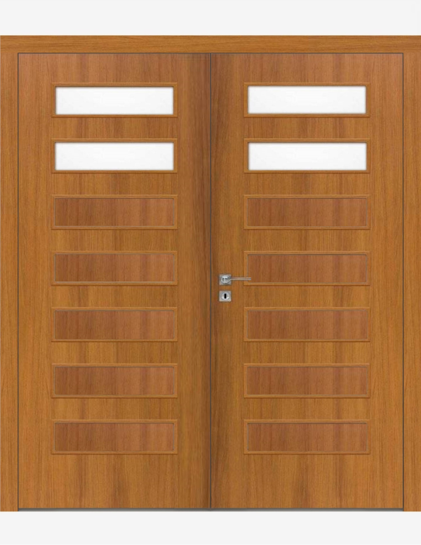 Double interior doors "PLUS 20" CPL Non-rebated