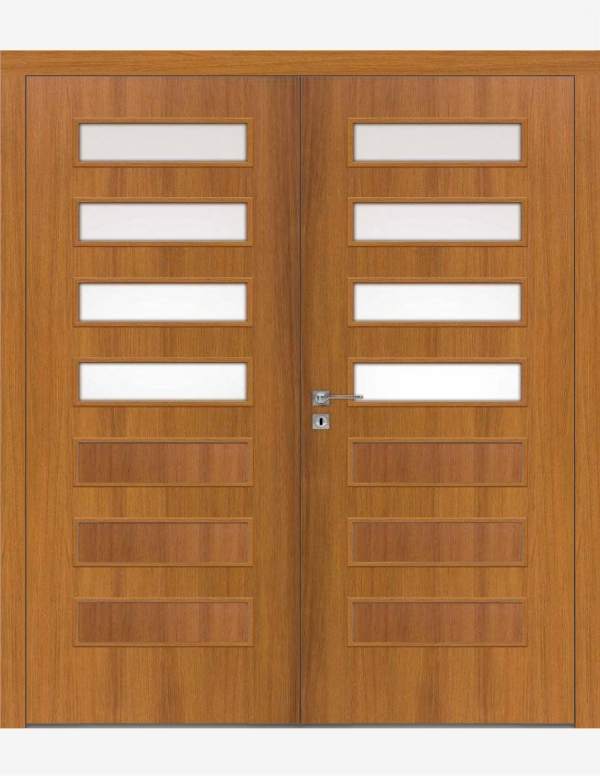 Double interior doors "PLUS 40" CPL Non-rebated