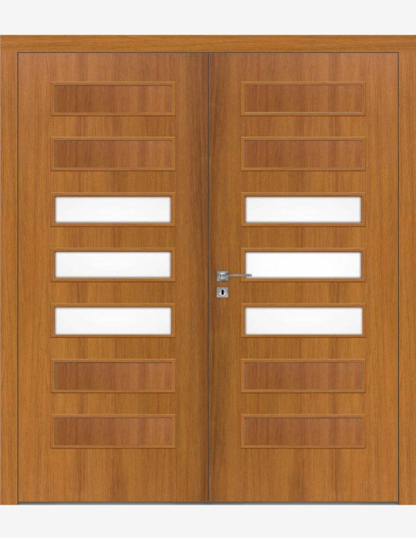 Double interior doors "PLUS 50" CPL Non-rebated