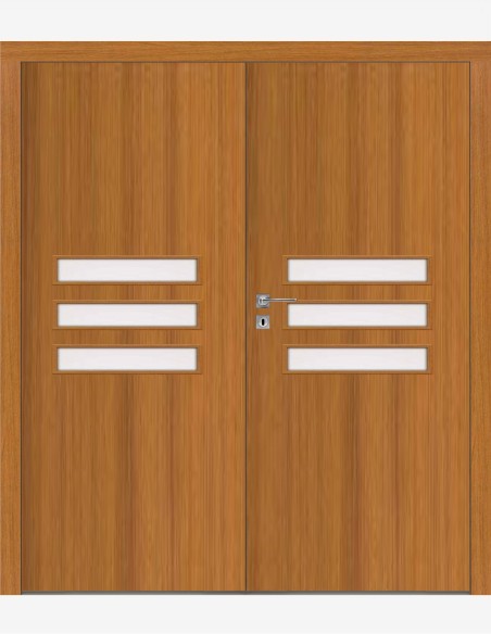 Double interior doors "PLUS 70" CPL Non-rebated
