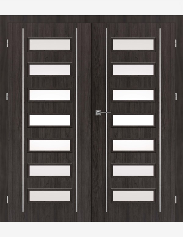 Double interior doors "GALERIA ALU 12"