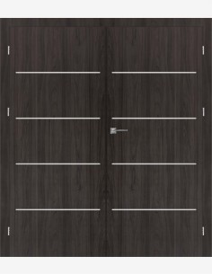 Double interior doors "GALERIA ALU 20"
