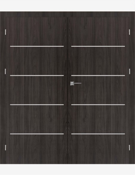 Double interior doors "GALERIA ALU 20"