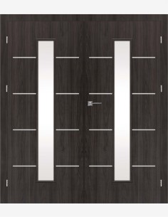 Double interior doors "GALERIA ALU 21"