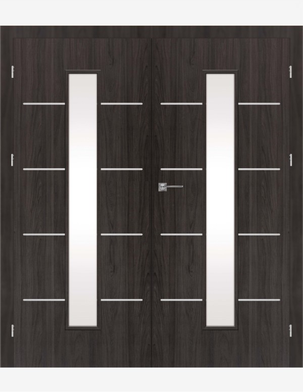 Double interior doors "GALERIA ALU 21"