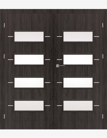 Double interior doors "GALERIA ALU 22"