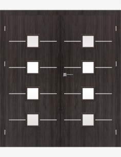 Dvigubos vidaus durys "GALERIA ALU 23"