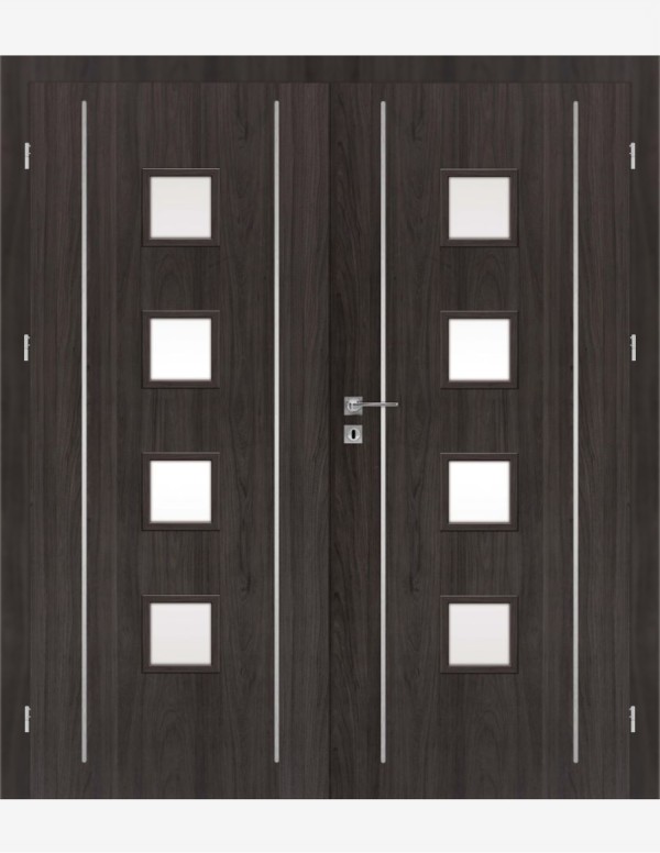 Double interior doors "GALERIA ALU 13"