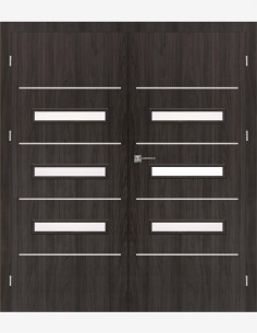 Double interior doors "GALERIA ALU 24"
