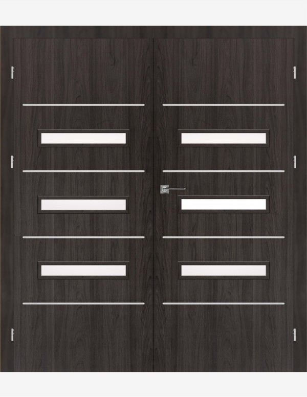 Double interior doors "GALERIA ALU 24"