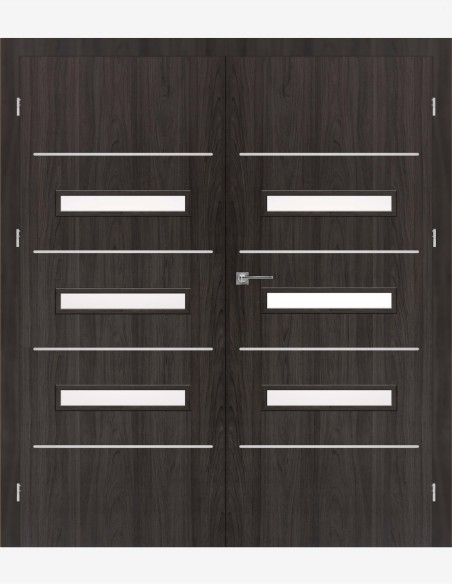 Double interior doors "GALERIA ALU 24"