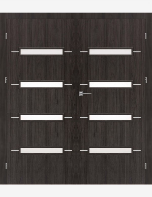 Double interior doors "GALERIA ALU 25"