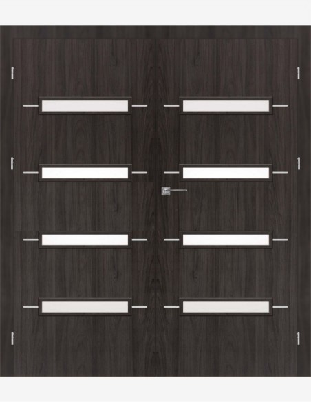Double interior doors "GALERIA ALU 25"
