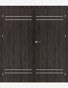 Double interior doors "GALERIA ALU 60"