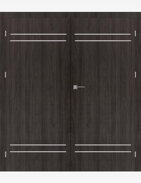 Double interior doors "GALERIA ALU 60"