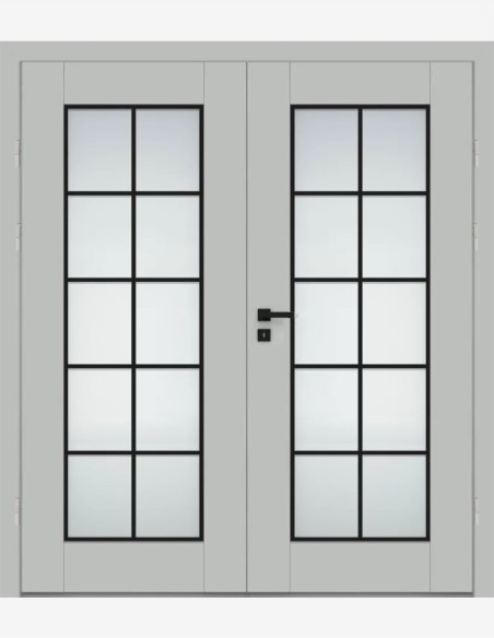 Double interior doors "ESTRA 9"