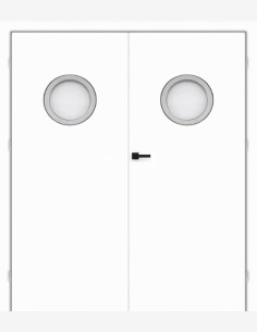 Double interior doors "UNI MDF"