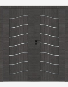 Double interior doors "Triesta 0" Non-rebated