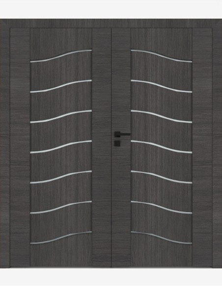 Dvigubos vidaus durys "Triesta 0" Be užlaidos