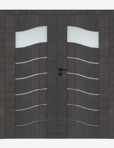 Double interior doors "Triesta 1" Non-rebated