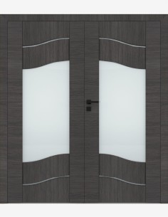 Double interior doors "Triesta 3" Non-rebated