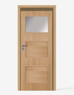 "INTER-AMBER C01" Internal doors. Rebated
