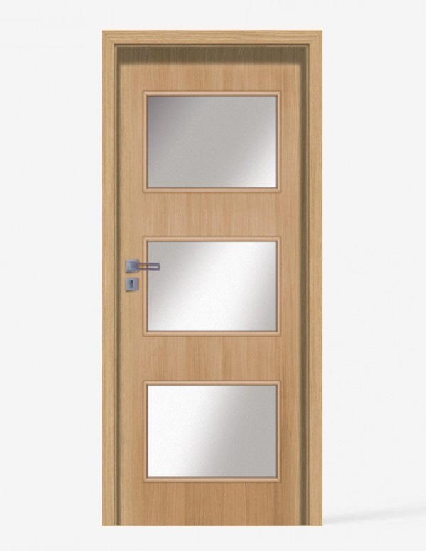 "INTER-AMBER C03" Internal doors. Rebated