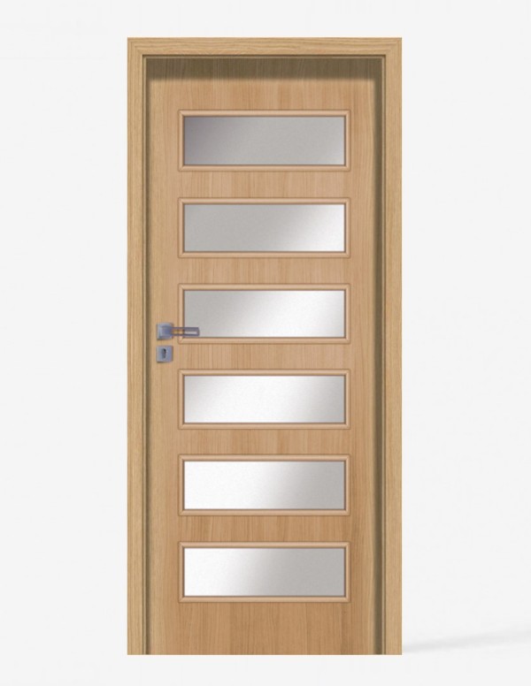 "INTER-AMBER F06" Internal doors. Rebated