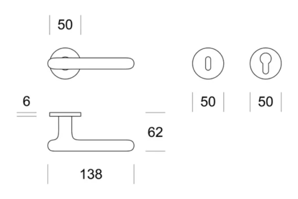 Handles "ENTO Contact R6"