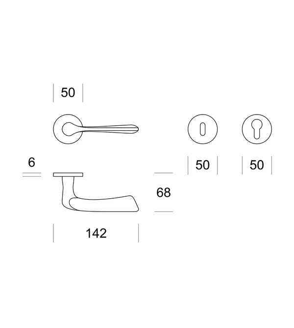 Handles "ENTO Dafne R6"