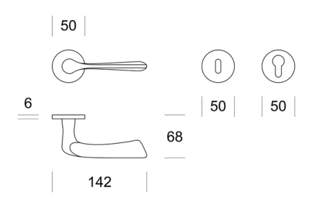 Handles "ENTO Dafne R6"