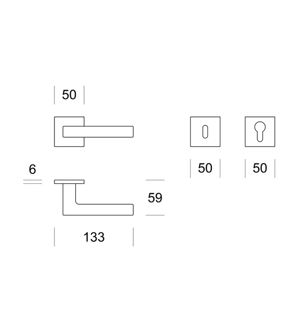 Handles "ENTO Unit SQ R6"