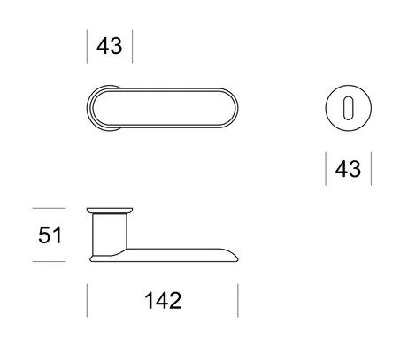 Handles "ENTO Contour plus"