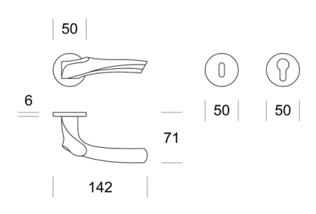 Handles "ENTO Anatomica R6"
