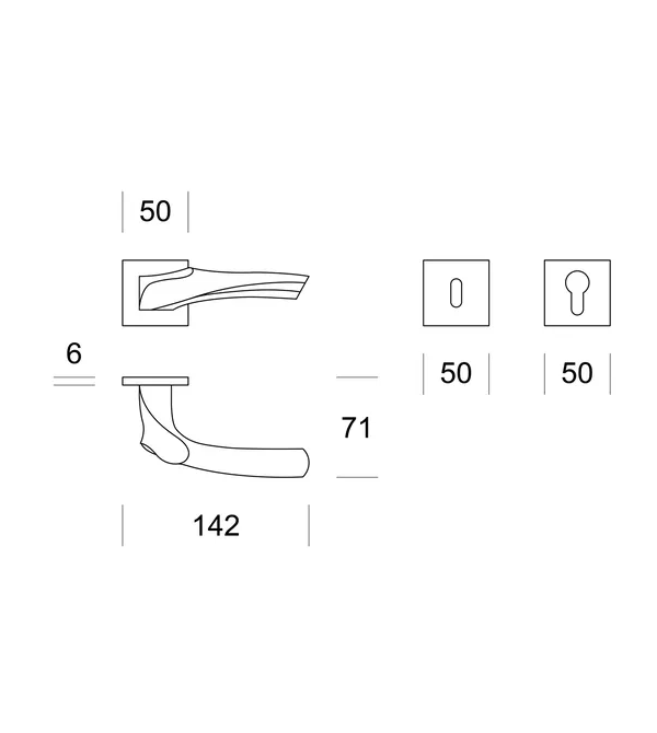 Handles "ENTO Anatomica SQ R6"