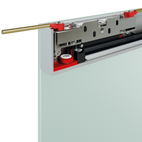 Sliding glass door system "MAGIC2 VETRO"