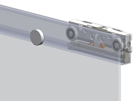 Sliding glass door system "MAGIC2 VETRO"