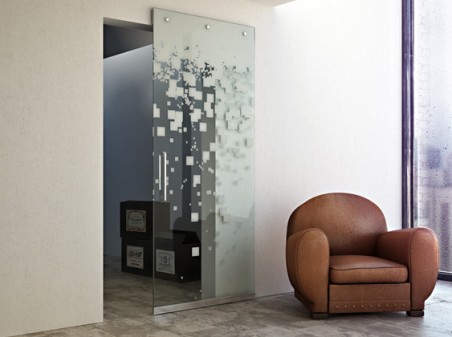 Sliding glass door system "MAGIC2 VETRO"