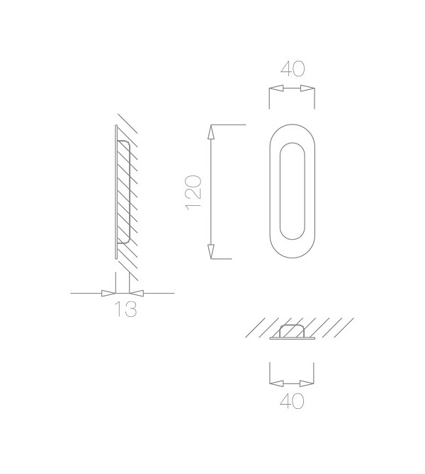 Stumdomų durų rankena "TUPAI 1695"