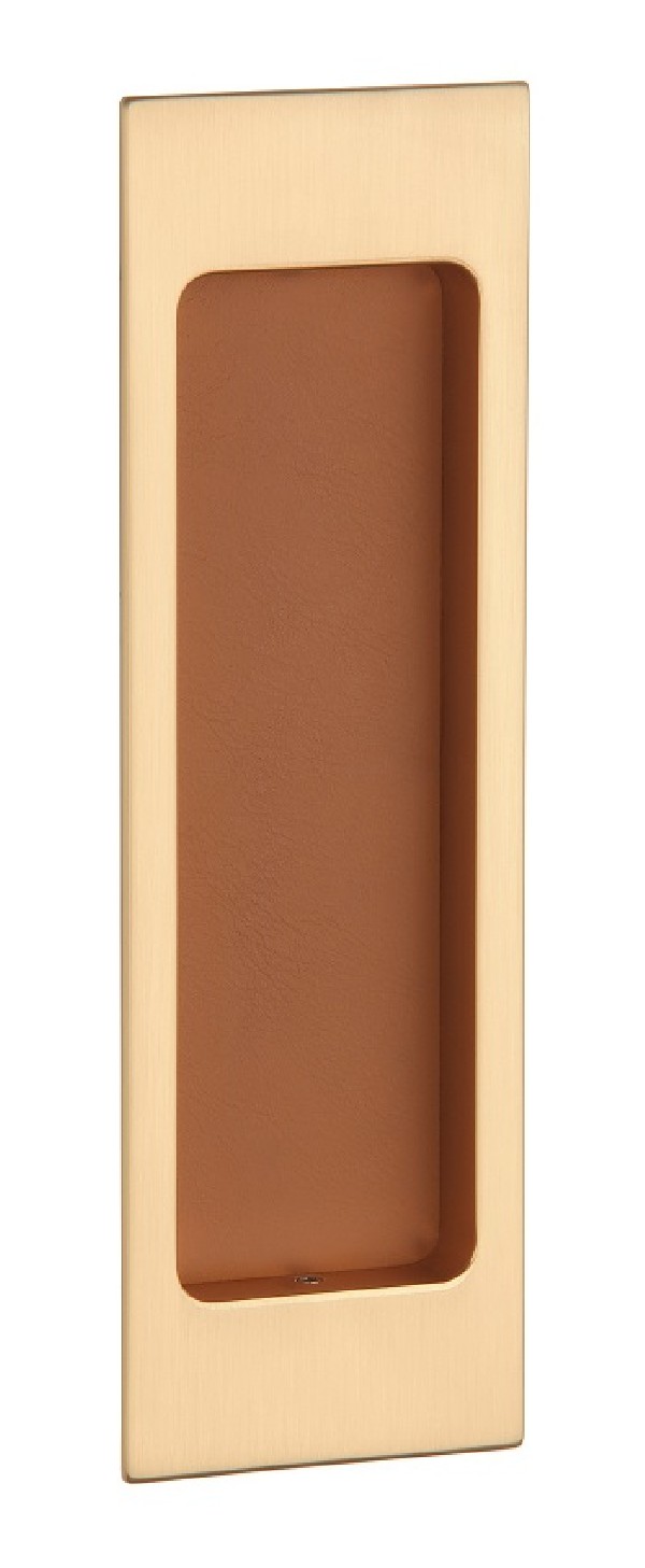 Sliding door handle "APRILE 240" with leather