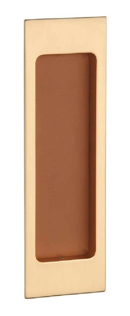Sliding door handle "APRILE 240" with leather