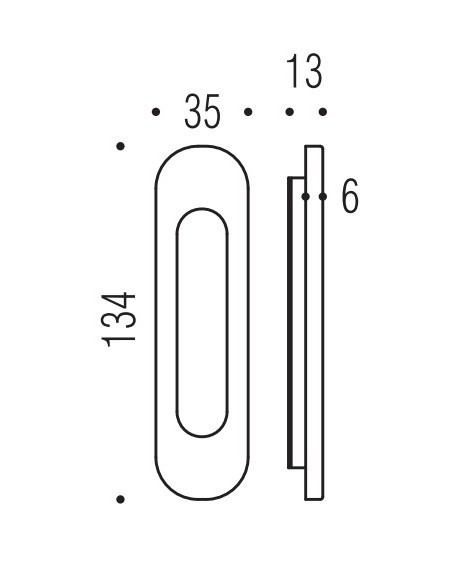 Stumdomų durų rankena "COLOMBO CD 511"