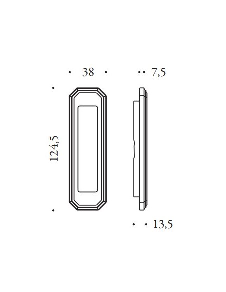 Stumdomų durų rankena "COLOMBO Antologhia Busiri KBU111"