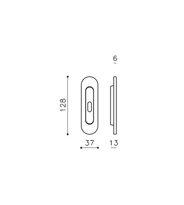 Stumdomų durų rankena "Olivari Nemi D509F"