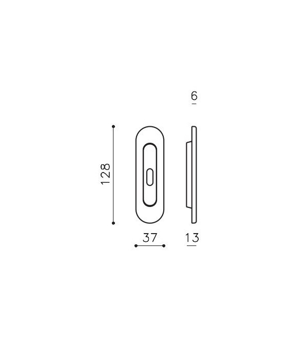Stumdomų durų rankena "Olivari Vico D109F"