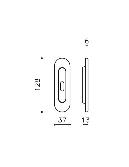 Stumdomų durų rankena "Olivari Vico D109F"