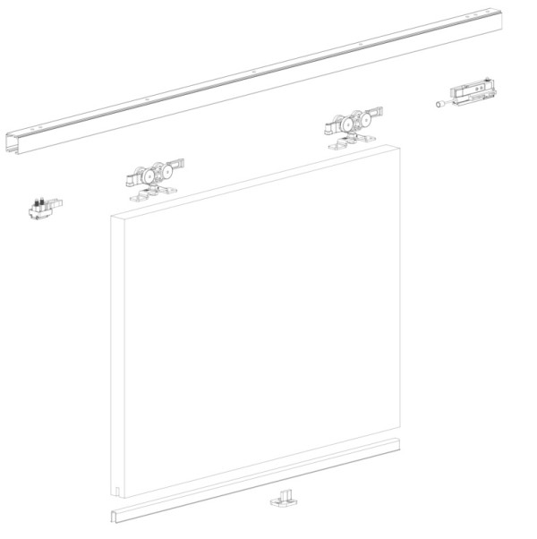 Stumdomų durų sistema "80TG/NOR"